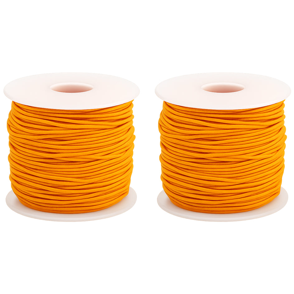 1mm Stretchy Elastic Cord for Bracelet and Jewelry Making, 330 Feet Each, Pack of 2