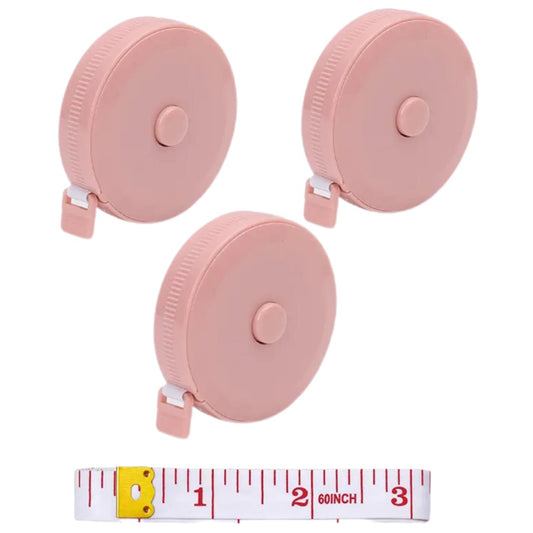 Mini Retractable Tape Measure Set With Soft Fabric Ruler 150cm Pocket Size Sewing Measuring Tapes