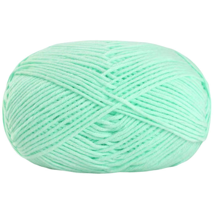 Soft Cotton Acrylic Blend Yarn for Crochet Knitting Amigurumi Projects, 50 Grams/1.76oz 140 yards