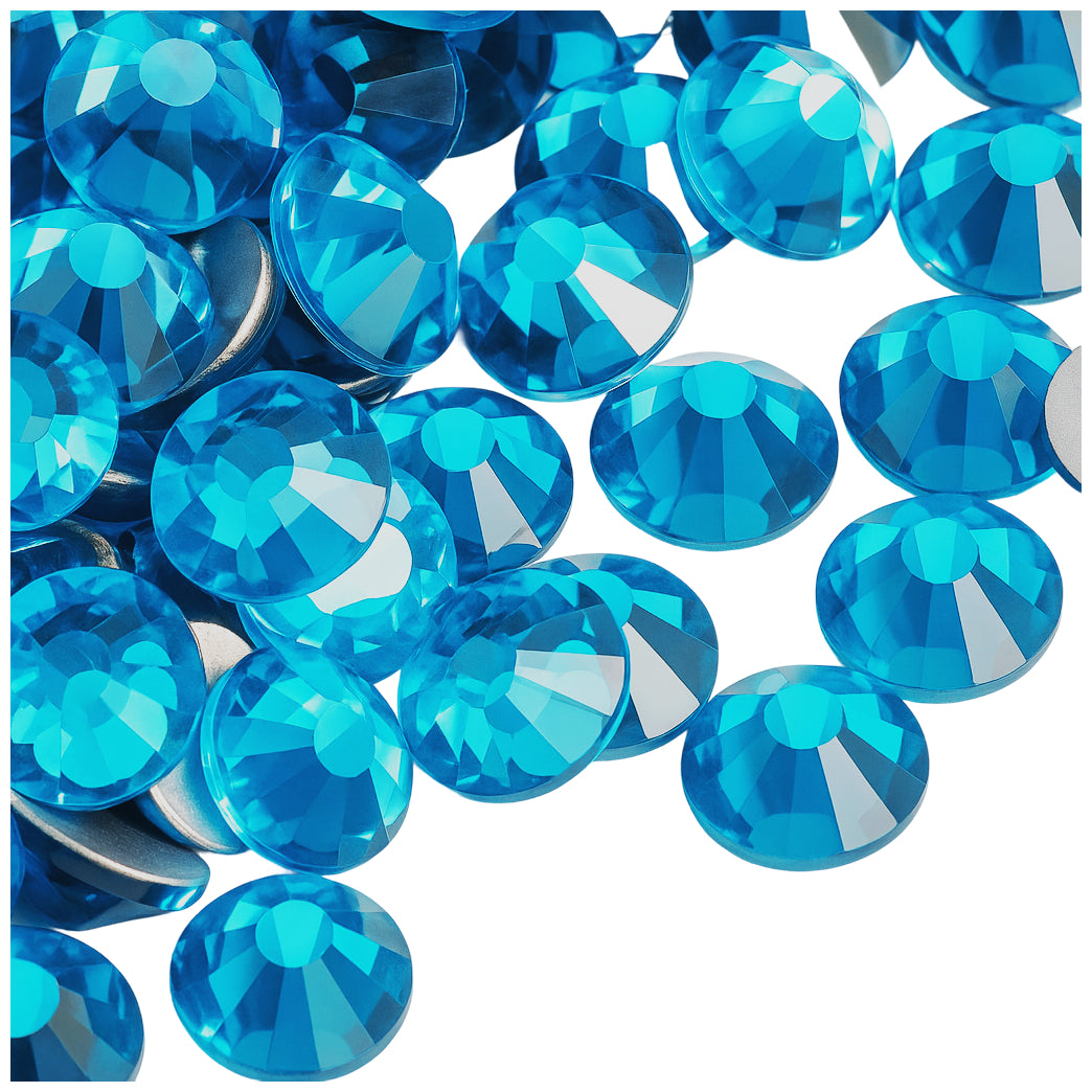 Shiny Hotfix Flatback Glass Rhinestones for Nail Art, Clothing, Crafts, DIY Crystal Decorations
