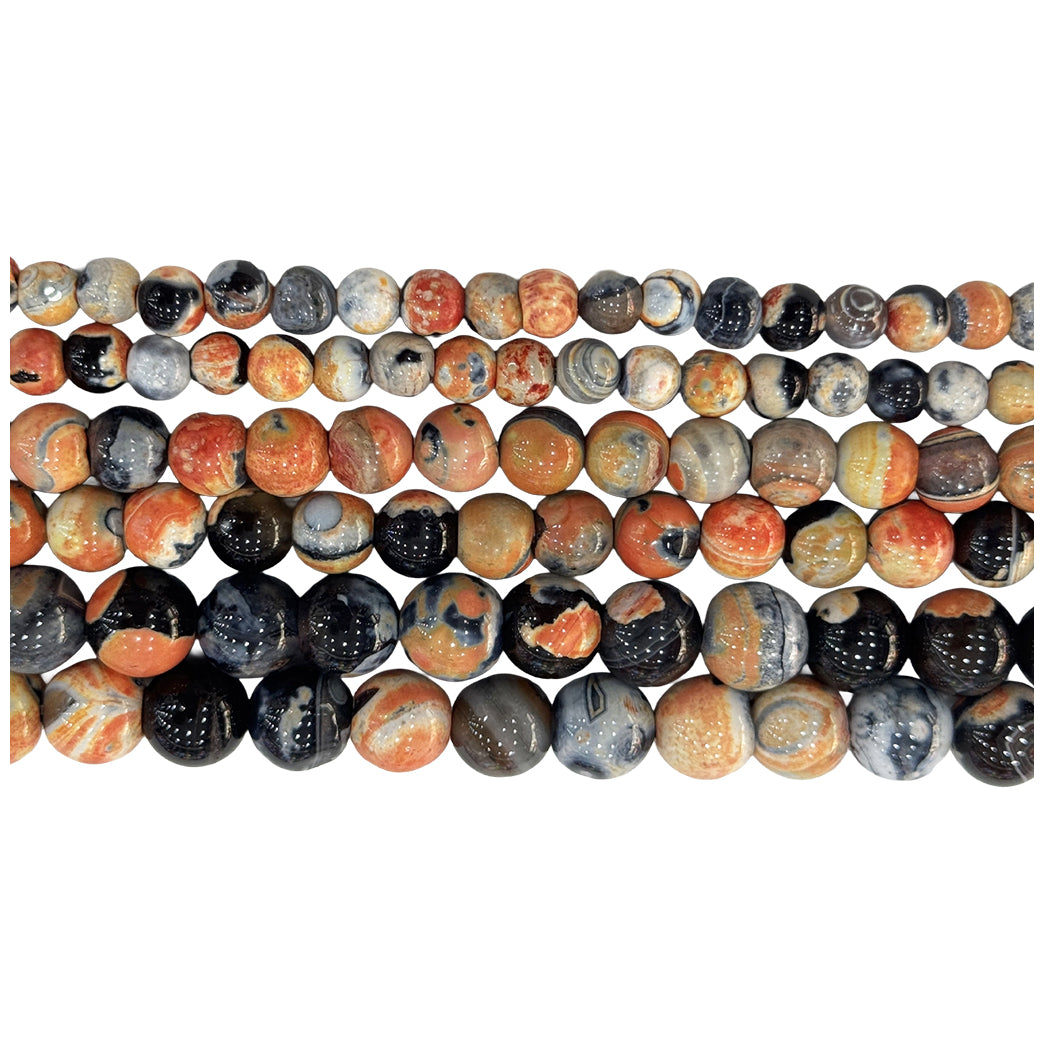 Natural Hematite Gemstone Round Beads 15 Inch Strand for Jewelry Making and Craft Design