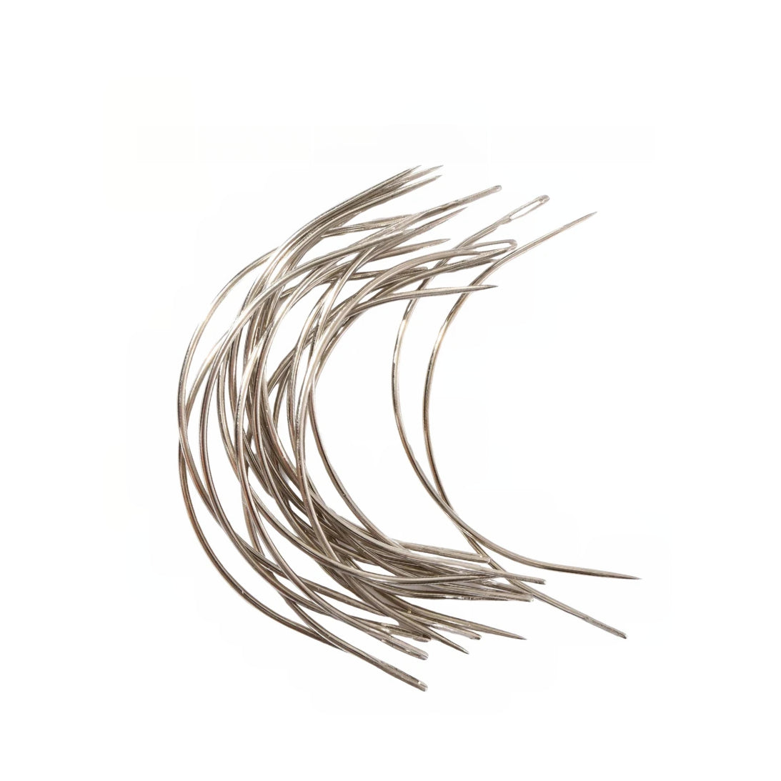 Curved Sewing and Leather Needles for Repairing Carpet, Canvas, Knitting, and Crafts