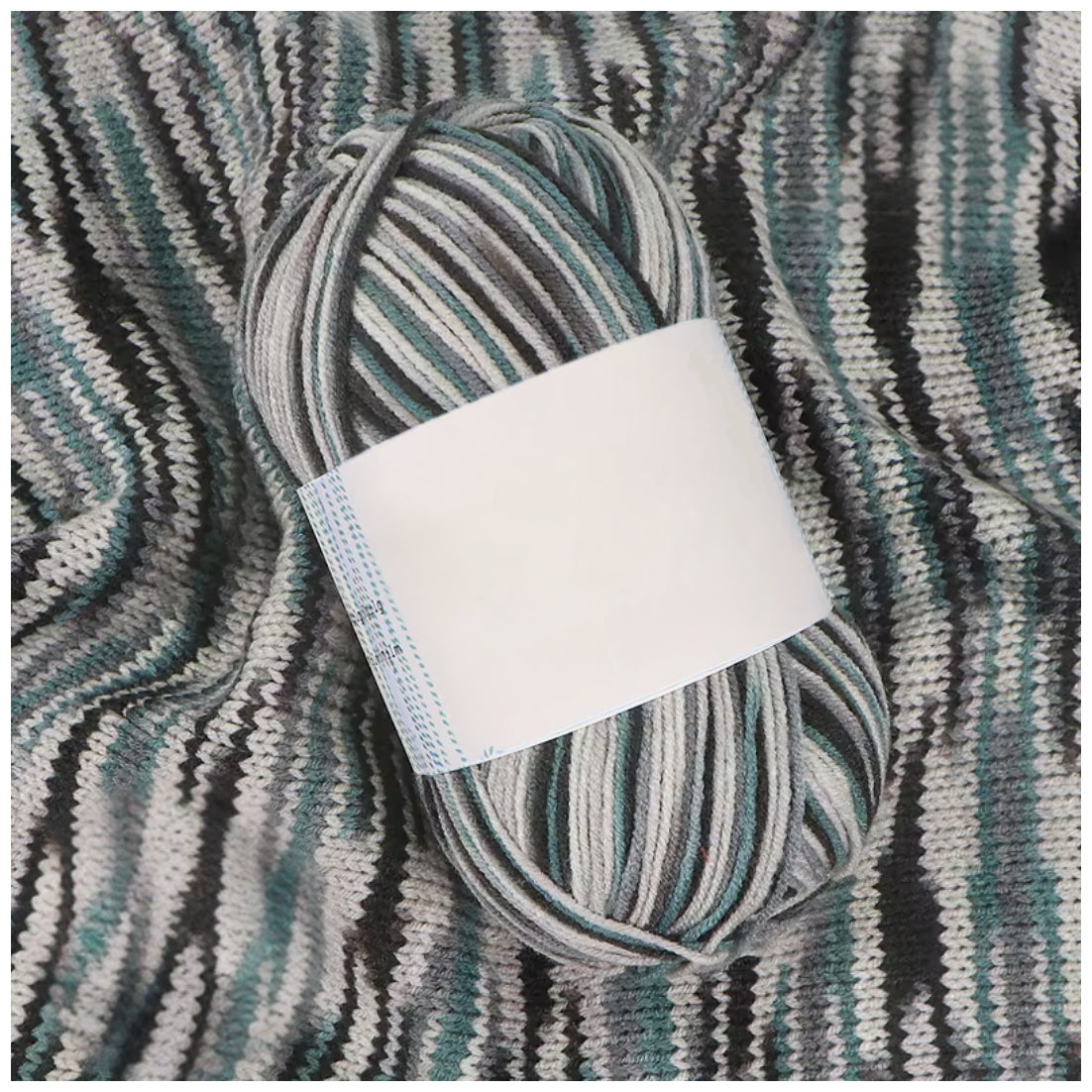 Soft Acrylic Variegated Baby Yarn – Fingering Weight for Knitting & Crochet, 50g/1.76oz 191 yards