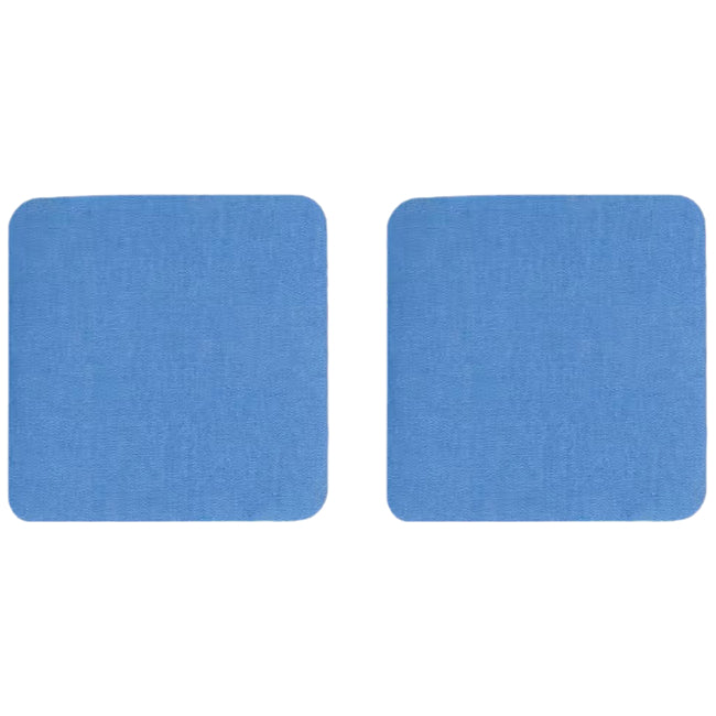 Iron On Patches 5 x 5 Inch Polyester Repair Patches for Clothing Pants Jackets Uniform Shirts, Pack of 2