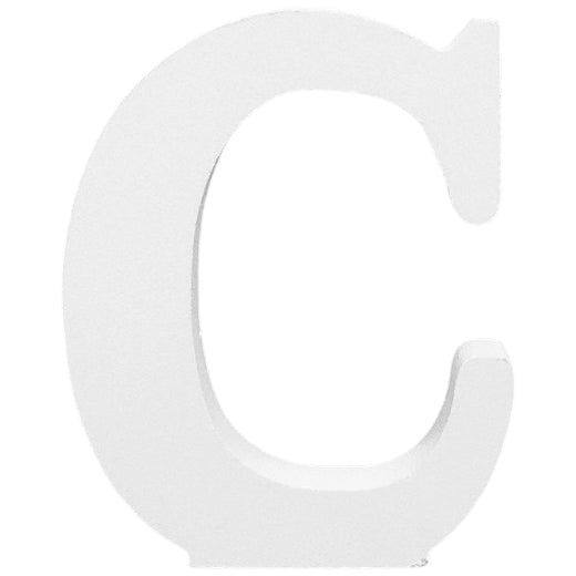 8 Inch White Wooden Letters for Wall Decor Unfinished Wood Alphabet for Home Crafts DIY Signs