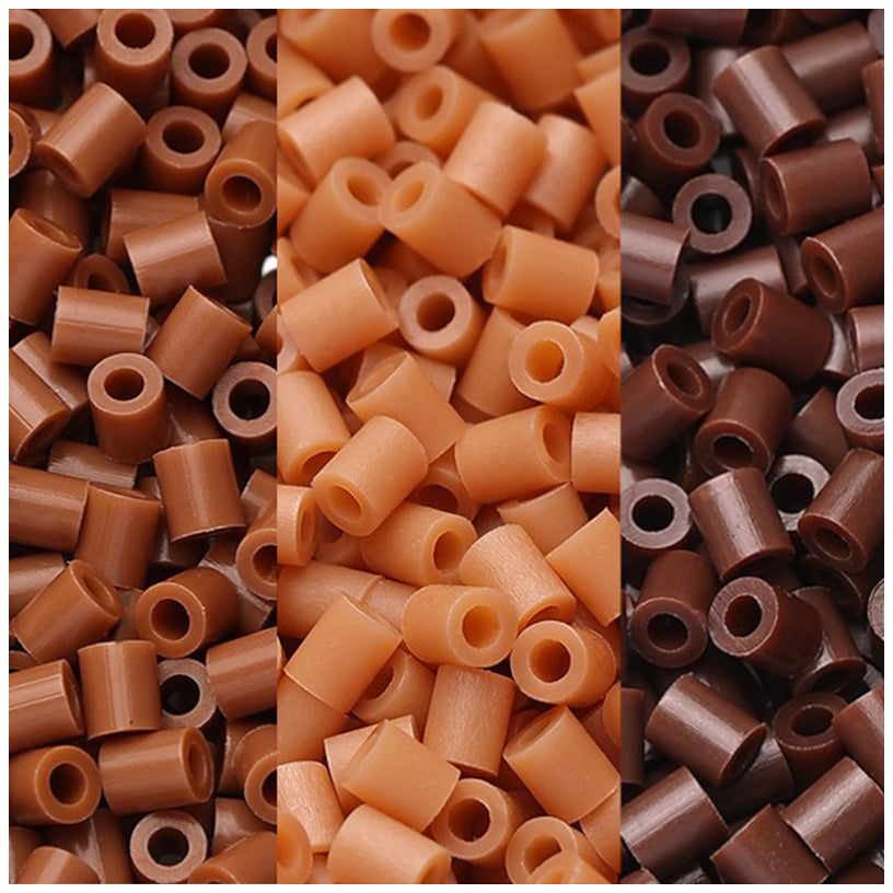 2.6mm Fuse Bead Set 3 Color Pack for Pegboards and Perler Crafts, Pack of 1000