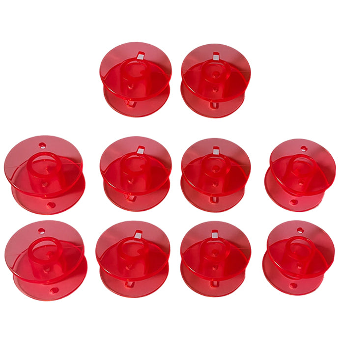 Sewing and Embroidery Bobbins 11.5 mm Plastic Bobbins for Thread Storage, Pack of 10