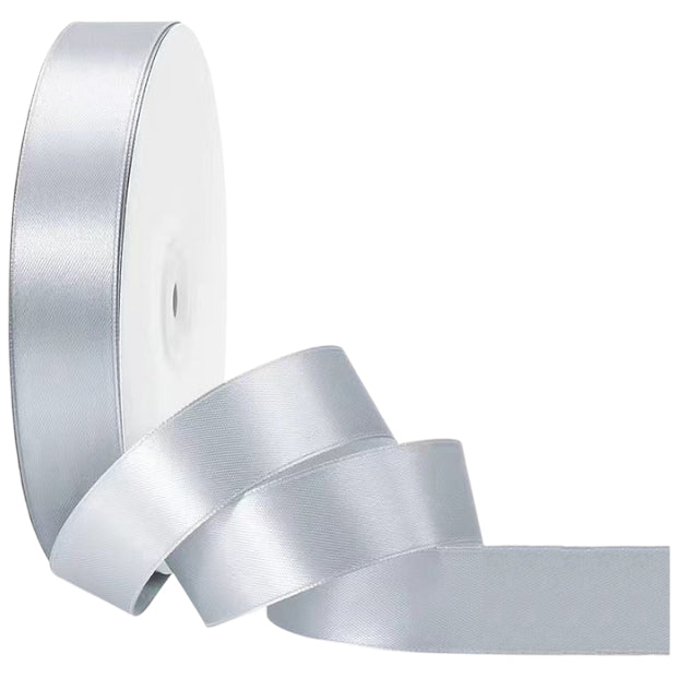 1 Inch Black Satin Ribbon for Gift Wrapping, Crafts, Hair Bows, and Party Decorations