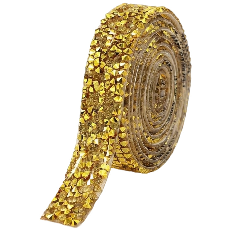1 Yard Self Adhesive Rhinestone Ribbon Roll Resin Crystal Trim for Crafts Clothing Bags Shoes DIY Decorations