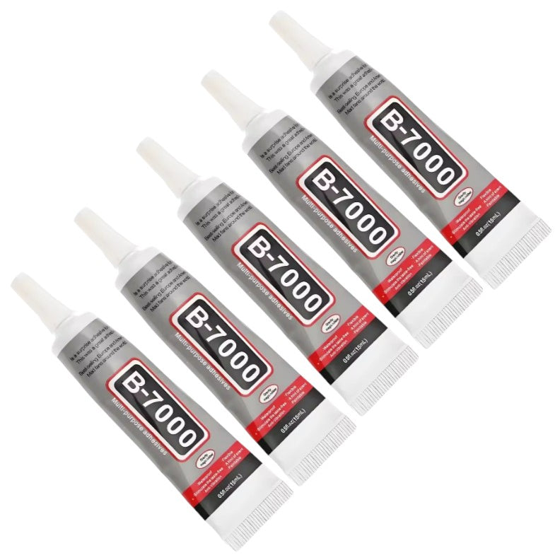 B7000 Clear Jewelry Glue with Precision Tip for Rhinestones, Fabric, Metal, Stone, Beads, Wood, and Glass