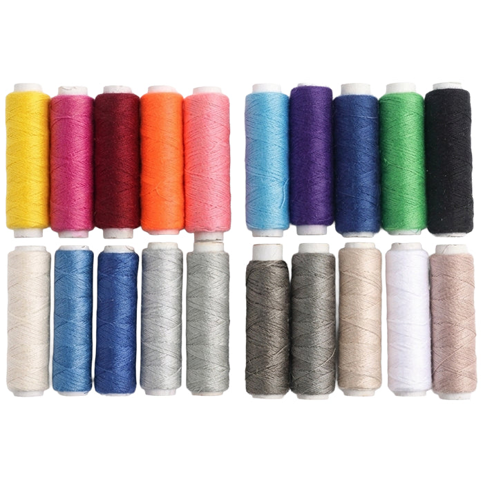 Sew-All Thread Set, 100m Spools for Sewing, Quilting, Mending, and DIY Crafts, Pack of 20