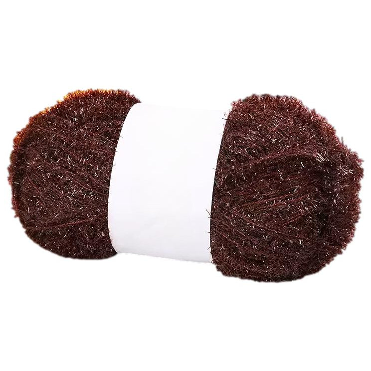 Sparkling Scrubby Yarn for Dishcloths 50g/1.76oz 109 Yards, Durable Polyester Yarn for Crocheting