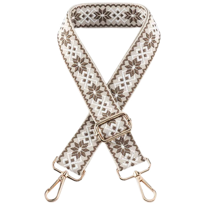 Adjustable 11-Inch Wide Stripe Purse Strap Replacement for Crossbody Handbags and Shoulder Bags