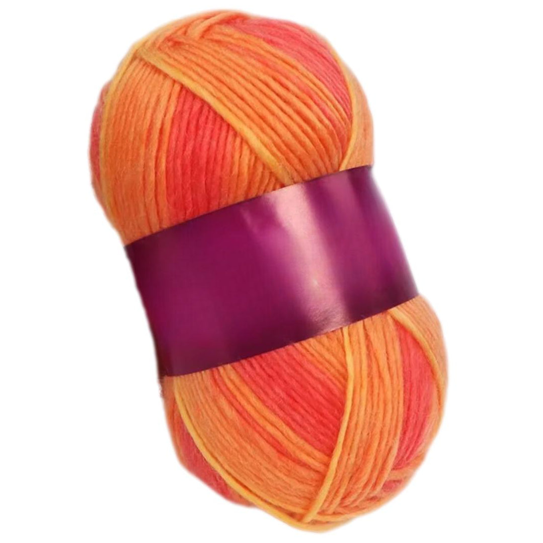 Soft Anti-Pilling Wool Yarn Blend, 30% Wool, 70% Acrylic, Aran/Worsted Weight #4, 100 Grams/3.53oz 175 Yards