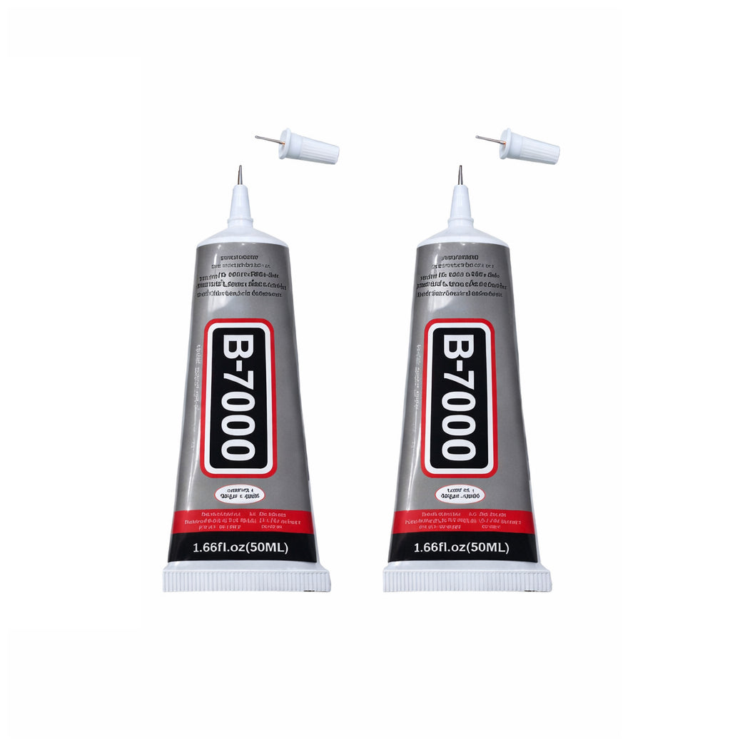 Clear B7000 Rhinestone and Jewelry Glue Transparent Adhesive for Fabric, Phone Repair, Crystal Gems and DIY Crafts