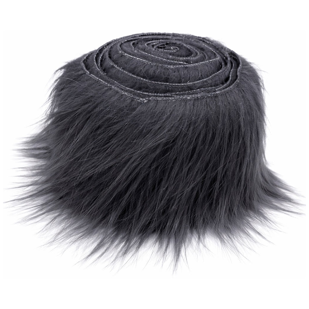 60 Inch Faux Fur Fabric Precut Strips Fluffy Craft Fur for Gnome Beards and Costumes