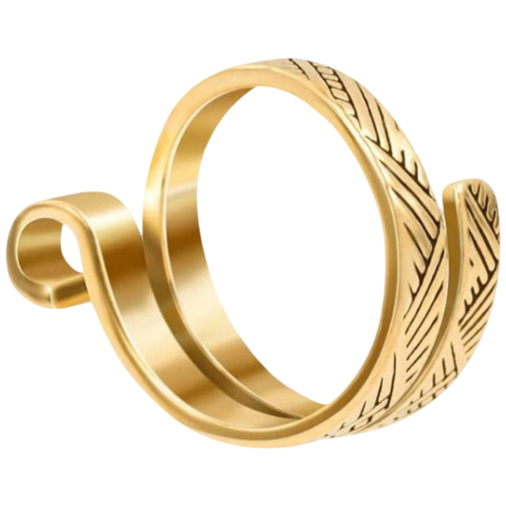 Adjustable Gold and/or Silver Crochet Tension Rings for Fingers, Yarn Guide Holders for Knitting