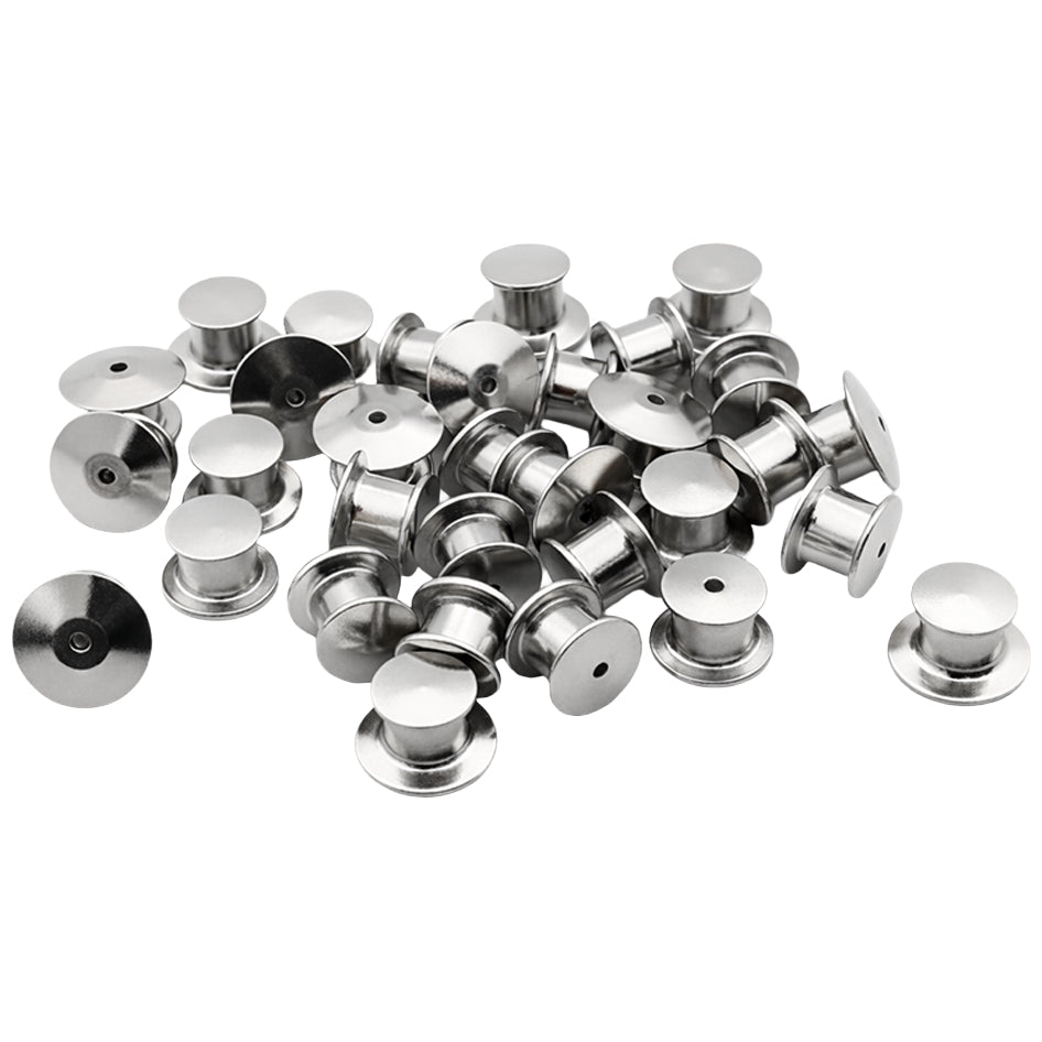 Metal Locking Pin Backs Clasp for Lapel Pins Badges Enamel Pins and DIY Crafts