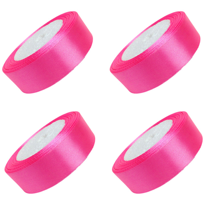 Satin Ribbon 4 Rolls 40 Yards for Gift Wrapping Crafts Weddings and Decorations