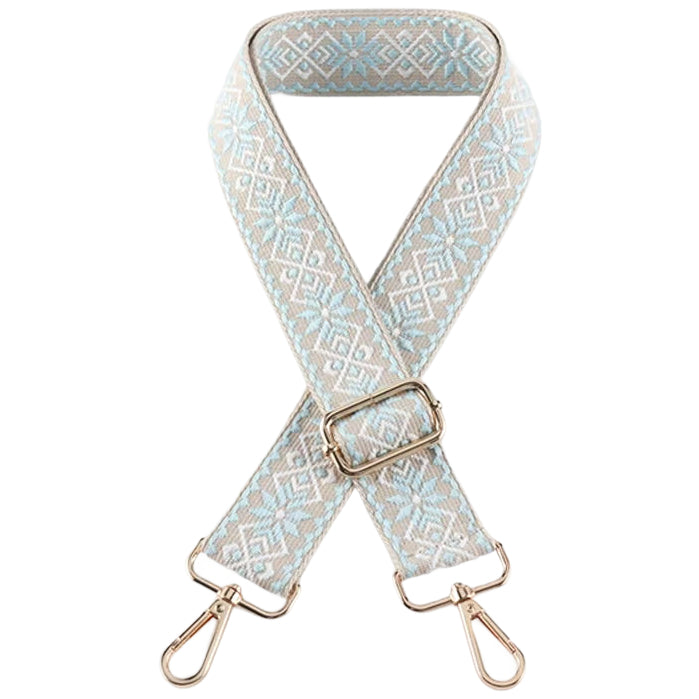 Adjustable 11-Inch Wide Stripe Purse Strap Replacement for Crossbody Handbags and Shoulder Bags