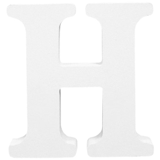 8 Inch White Wooden Letters for Wall Decor Unfinished Wood Alphabet for Home Crafts DIY Signs