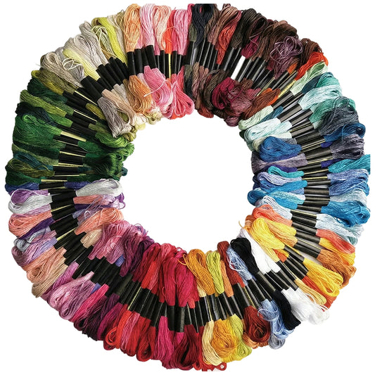 Embroidery Floss and Cross Stitch Thread for Bracelets, Ornaments, Dolls, and Handmade Crafts
