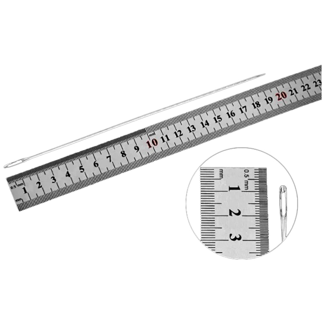 Extra Long Upholstery Hand Sewing Needle with Big Eye for Stitching and Craft Projects