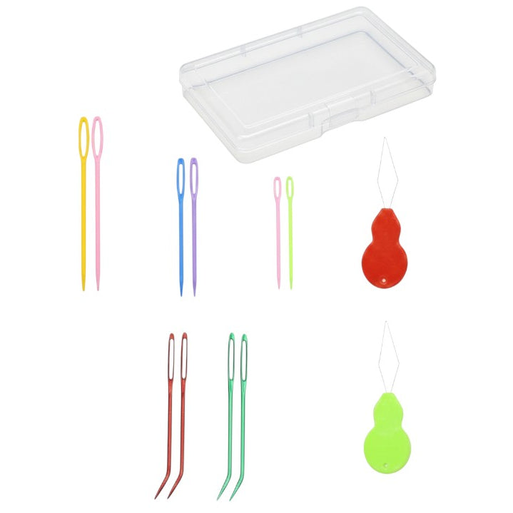 Assorted Yarn Needles Set Large Eye Blunt Tapestry and Darning Needles with Storage Box
