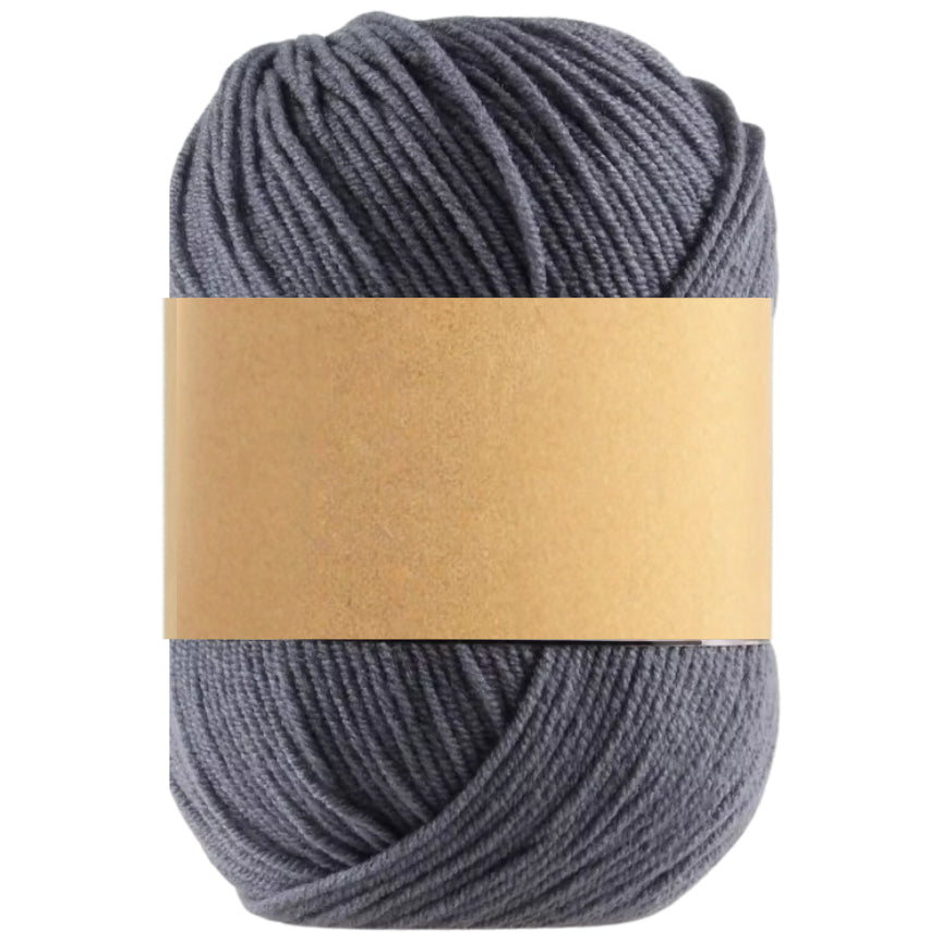 Silk Effect Microfiber Acrylic Yarn, Solid Colors for Baby Projects, 50 Grams/1.76oz 191 Yards