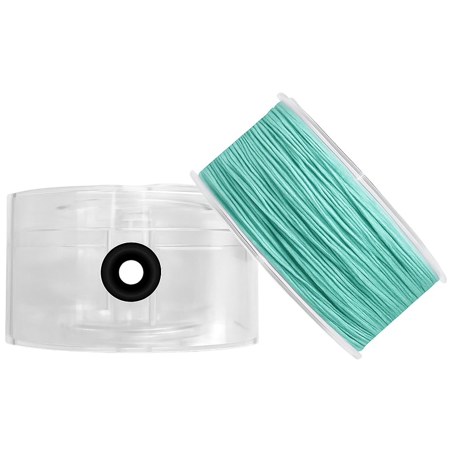 0.4mm-197yards Braided Nylon Cord with Case for Jewelry Making, Beading, and Macrame Crafts