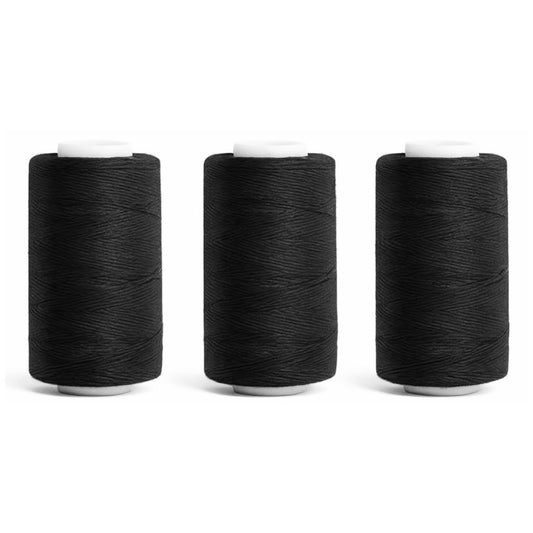 Hair Weave Thread 100m Each for Hair Extensions Wig Making and DIY Sewing, Set of 3