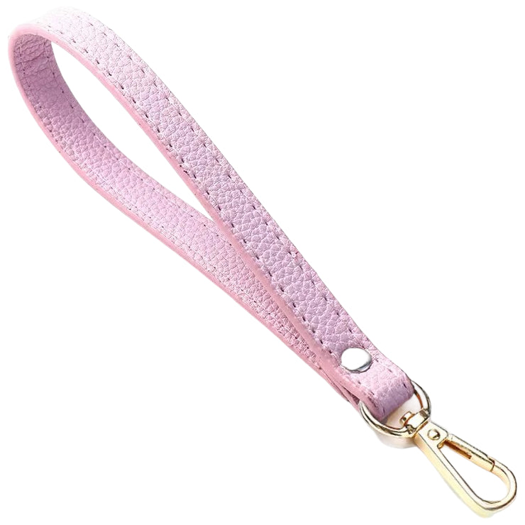 PU Leather Wristlet Strap with Metal Clasp, Replacement Hand Strap for Wallets, Purses, Clutches, and Keys