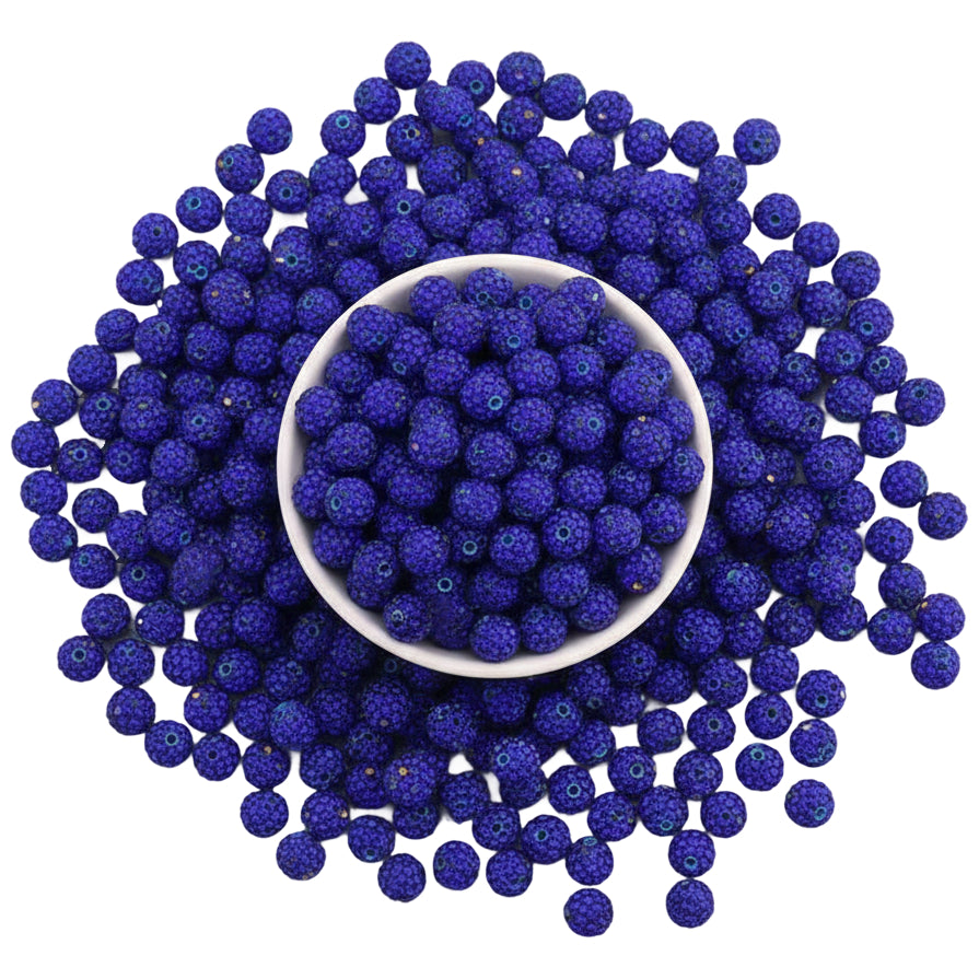 Sparkle Rhinestone Clay Beads Round Disco Spacer Beads for Jewelry Making, Bracelets, Earrings and DIY Craft Projects