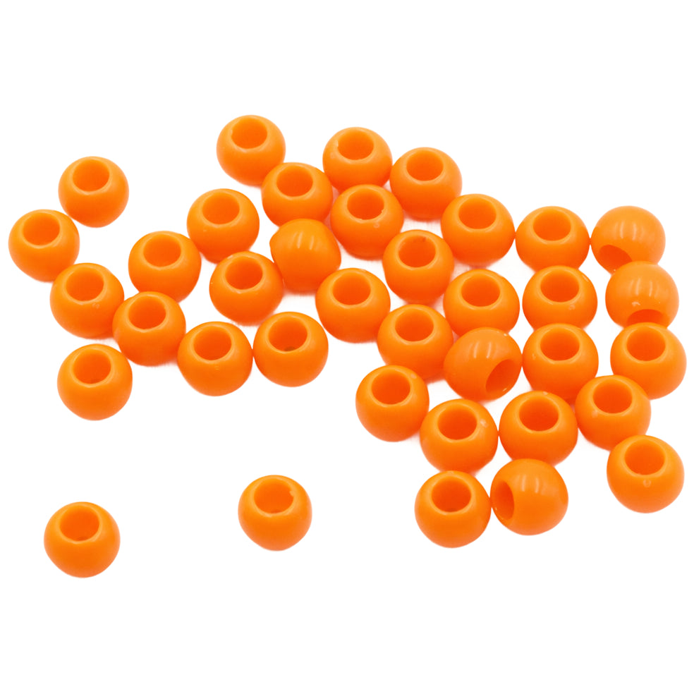 Large Hole Pony Beads Acrylic Hair Beads for Braids, Jewelry Making and DIY Craft Projects, Pack of 200