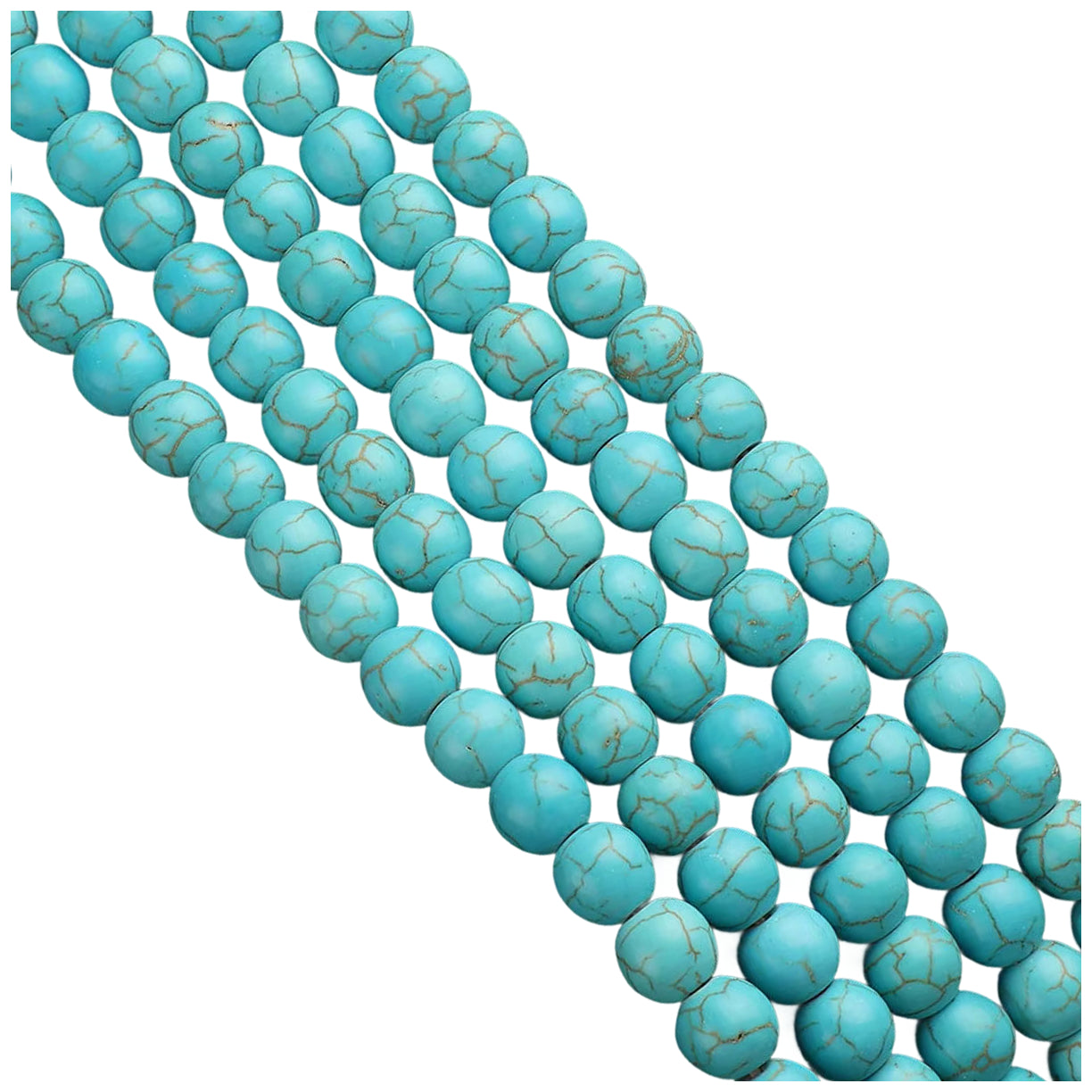 Natural Agate Round Gemstone Beads Polished Stone Loose Beads for Jewelry Making 15 Inch Strand