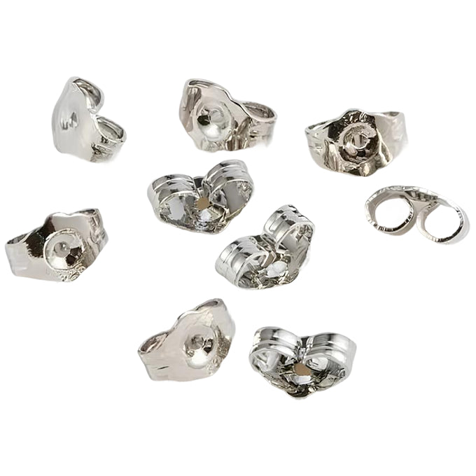 Screw On Earring Backs Pair for Diamond Studs and Threaded Post Jewelry