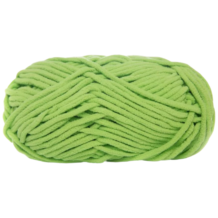 Soft Velvet Chenille Yarn for Crocheting, 100g/3.53oz, 74.3 Yards, Baby Blanket Yarn