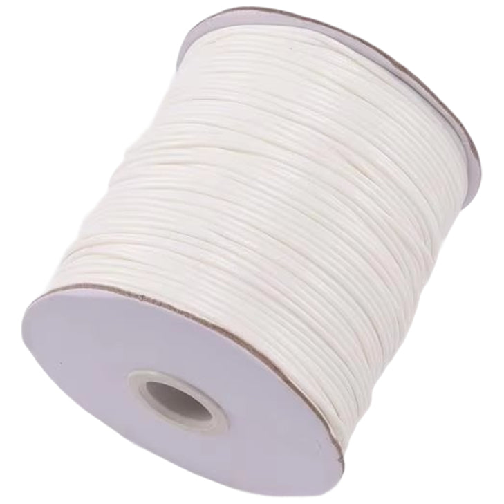1mm Cotton Waxed Cord 175 Yards String for Jewelry Making, Beading, and Bracelets