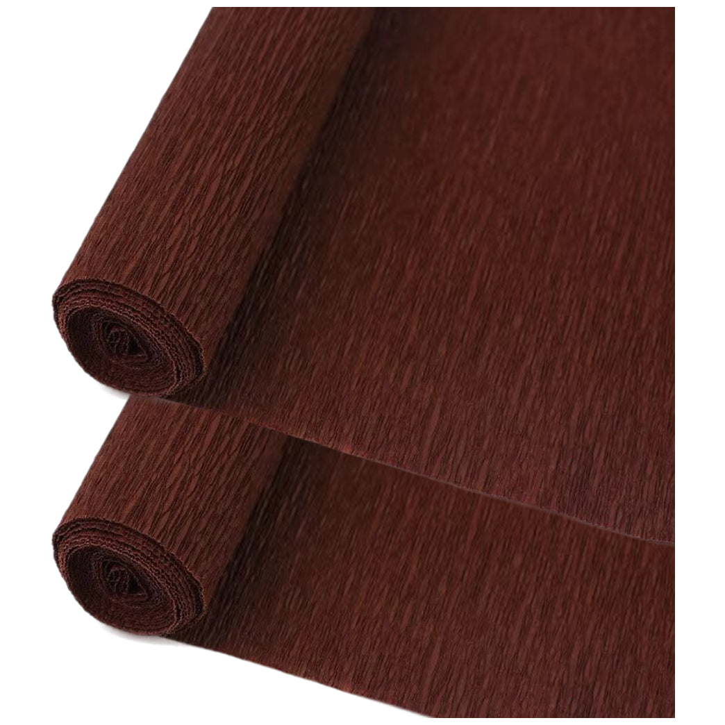 Crepe Paper Roll 19.6 Inch Wide 8ft Long for Flower Making Party and Craft Decor, Pack of 2