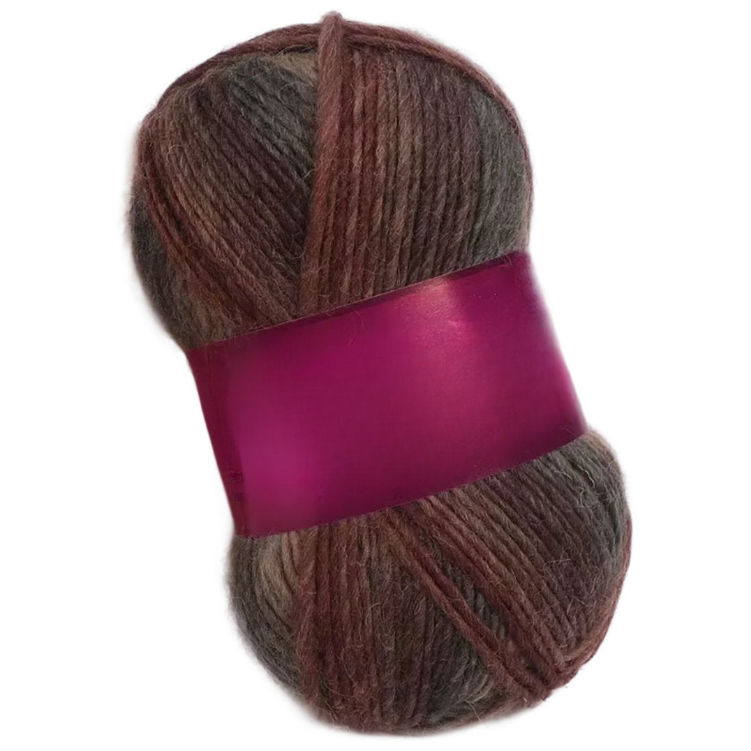 Soft Anti-Pilling Wool Yarn Blend, 30% Wool, 70% Acrylic, Aran/Worsted Weight #4, 100 Grams/3.53oz 175 Yards