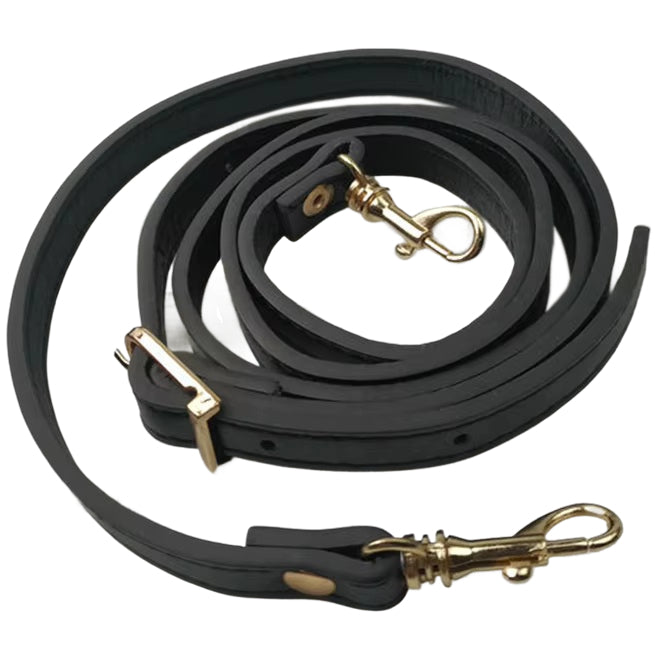 Adjustable Leather Crossbody Purse Strap Replacement 43-47 Inch Handmade Thin Shoulder Bag Strap