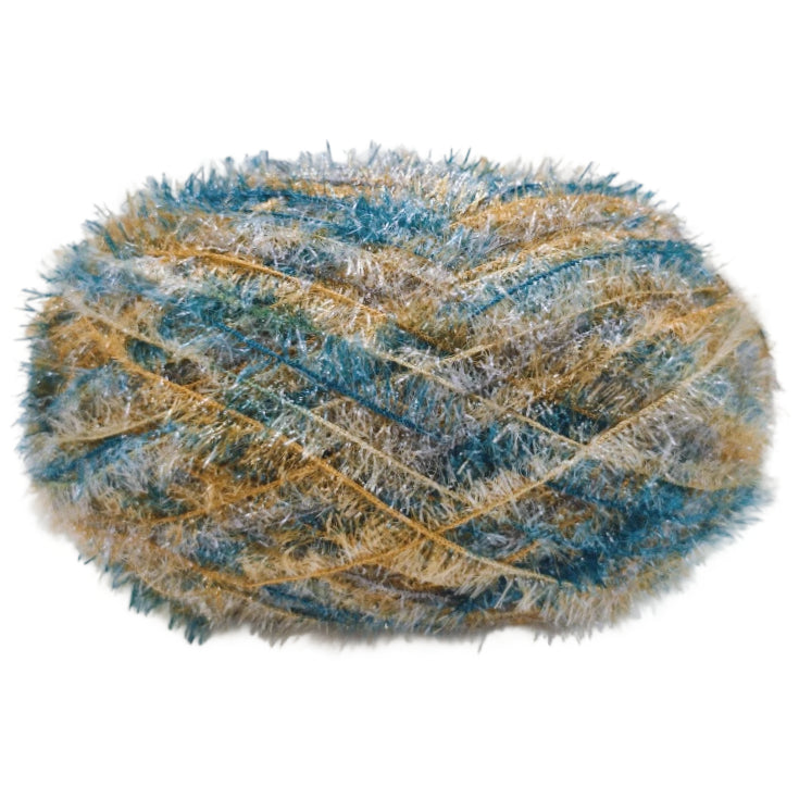 Sparkling Scrubby Yarn for Dishcloths 50g/1.76oz 109 Yards, Durable Polyester Yarn for Crocheting