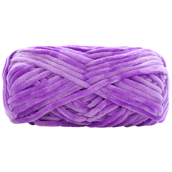 Thick Velvet Chenille Yarn 100 Grams/3.52oz 87.5 yards Skein Soft Chunky Plush Yarn for Knitting and Crocheting