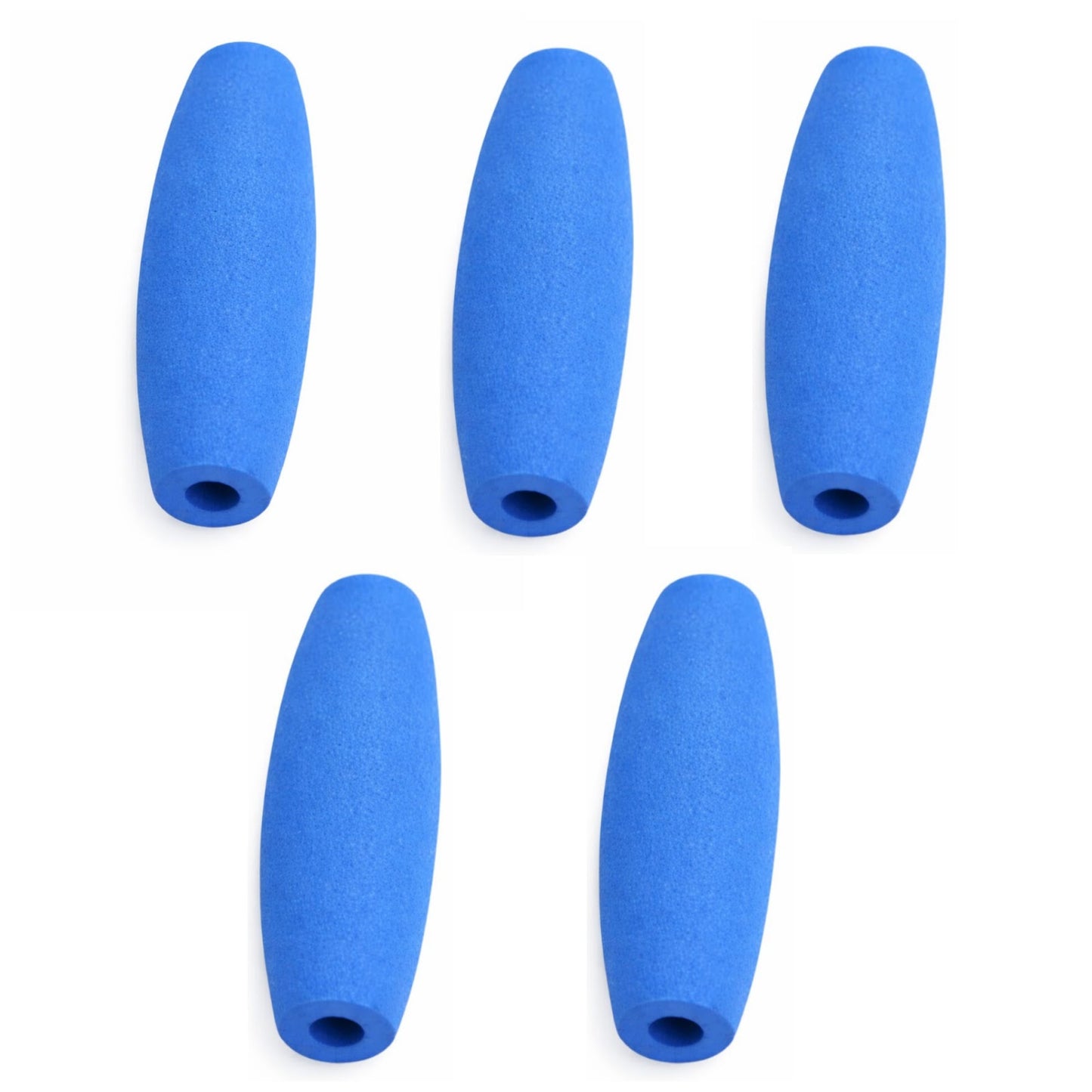 Ergonomic Crochet Hook Grip Set Multi Size Handle Attachments for 2 mm to 10 mm Hooks, Pack of 5