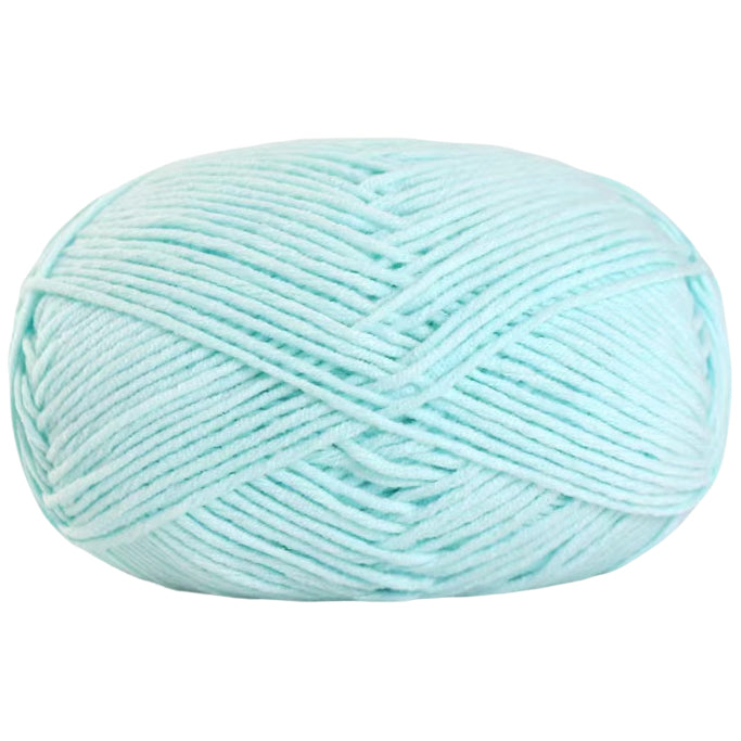 Soft Cotton Acrylic Blend Yarn for Crochet Knitting Amigurumi Projects, 50 Grams/1.76oz 140 yards