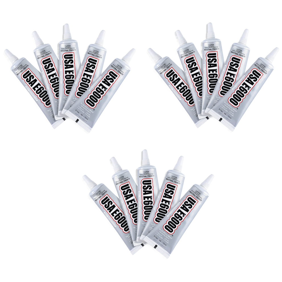 Multipurpose Adhesive 110ml Clear Glue for Fabric Jewelry Wood Glass Metal Plastic DIY Crafts Repair Projects
