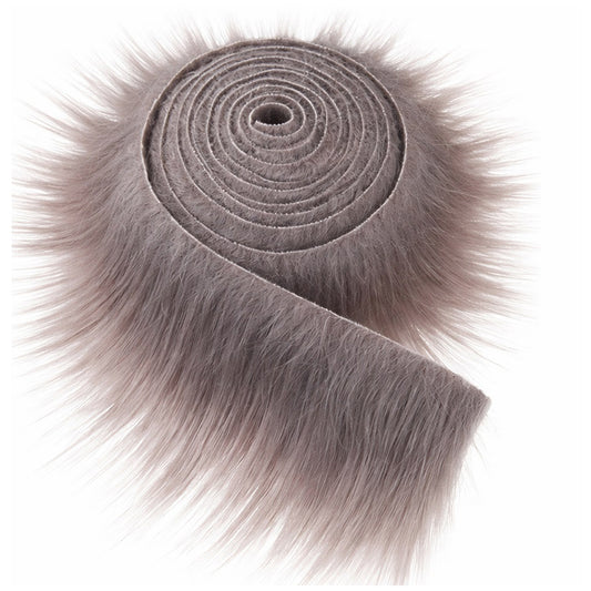 60 Inch Faux Fur Fabric Precut Strips Fluffy Craft Fur for Gnome Beards and Costumes