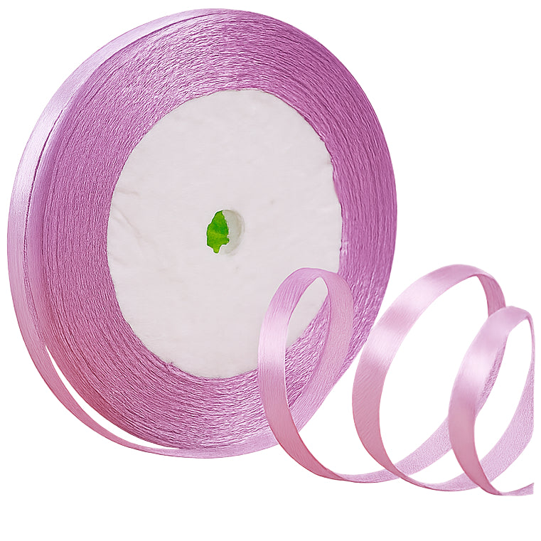 Satin Ribbon 3/8 Inch Wide Single Face Polyester Roll 23 Yards for Crafts and Decoration