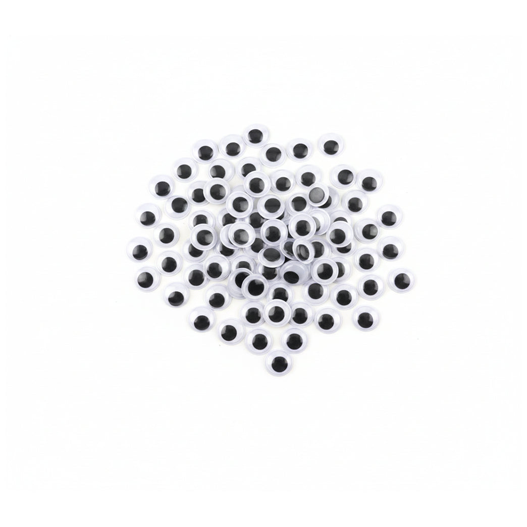 Large Self Adhesive Wiggle Googly Eyes for Crafts Halloween Decorations and DIY Projects