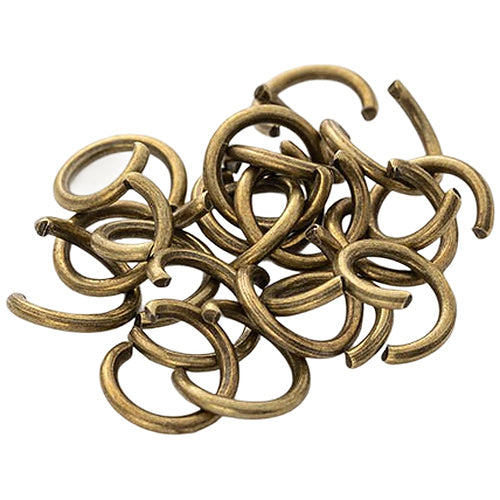 Open Jump Rings Iron for Jewelry Making Keychains Necklace Repair and DIY Crafts, Pack of 600